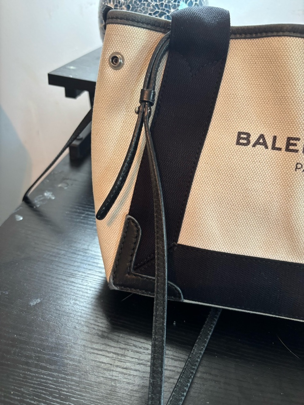 Balenciaga Navy Cabas Small Tote – Original Papers & Detachable Pouch - Picture 6 of 16